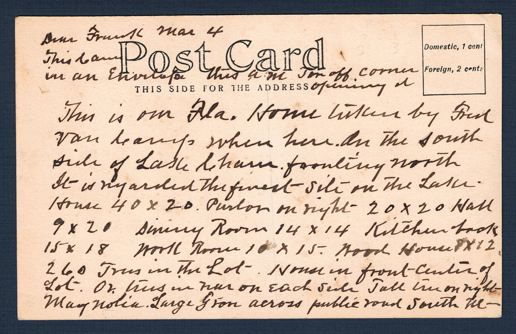 6179 Lake Charm Circle Post Card